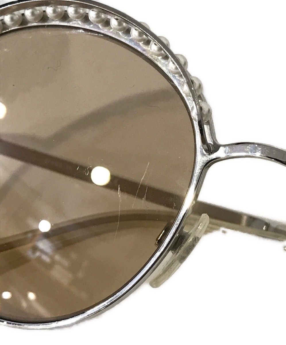 CHANEL 4247-H Womens Sunglasses Round Frame Silver Frame | eBay