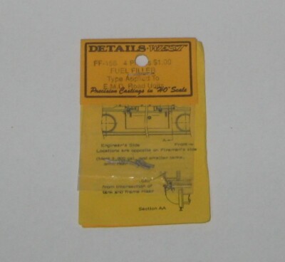 Details West FF - 166 FUEL FILLER - TYPE APPLIED TO E.M.D. ROAD UNITS -  HO