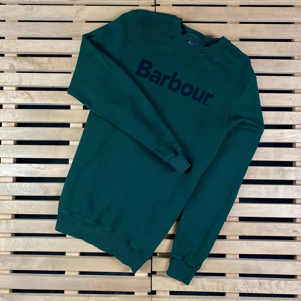 Barbour sweatshirt deals mens