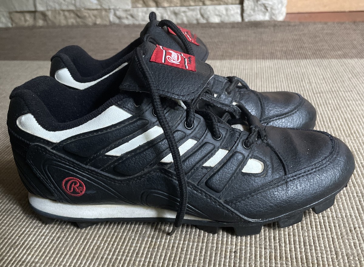 Rawlings 3159325 Equator Low Baseball Cleats Club Black Shoes