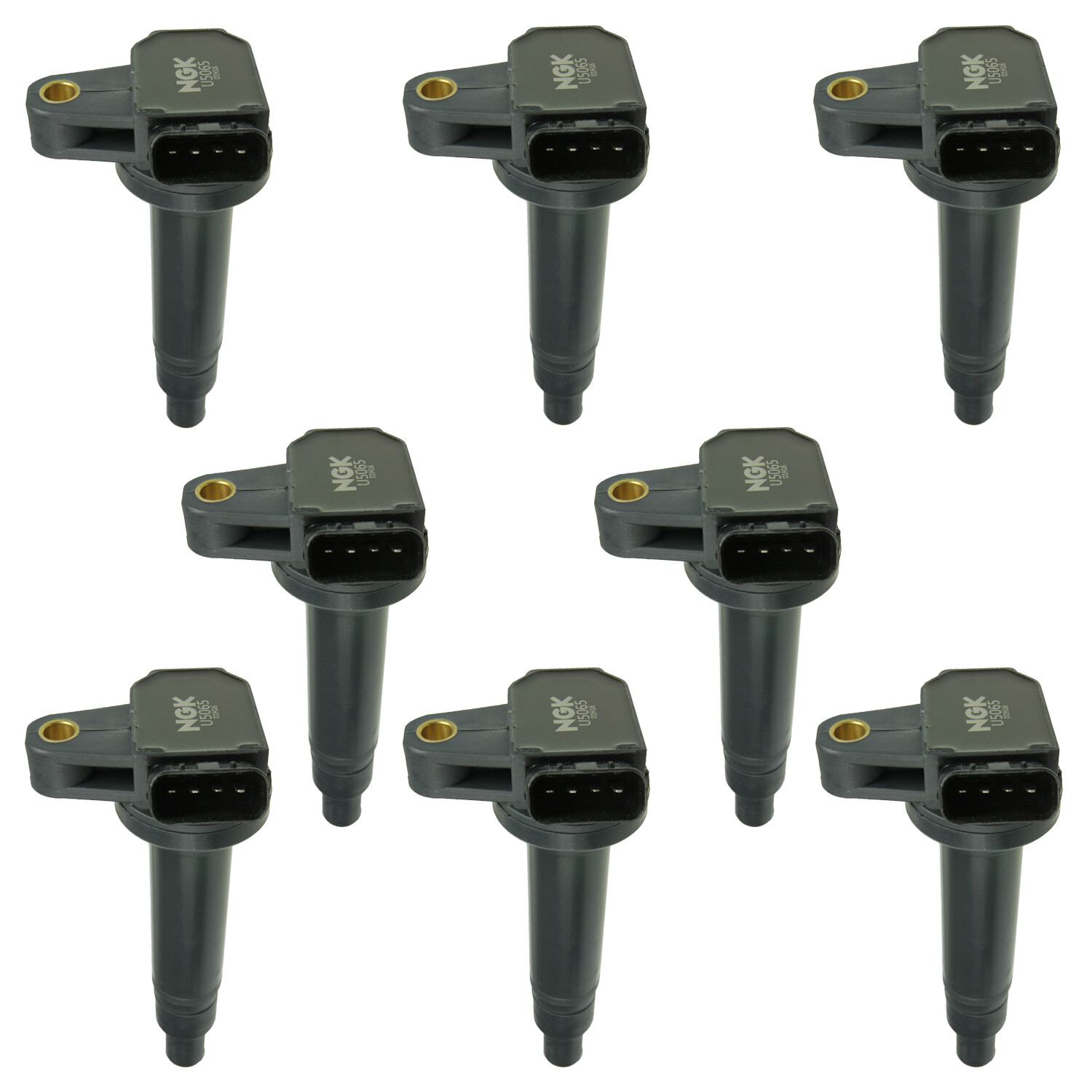 NGK COP Ignition Coil Set 8 Pieces 48991 For LS430 LX470 Tundra 4.3 4.7 V8