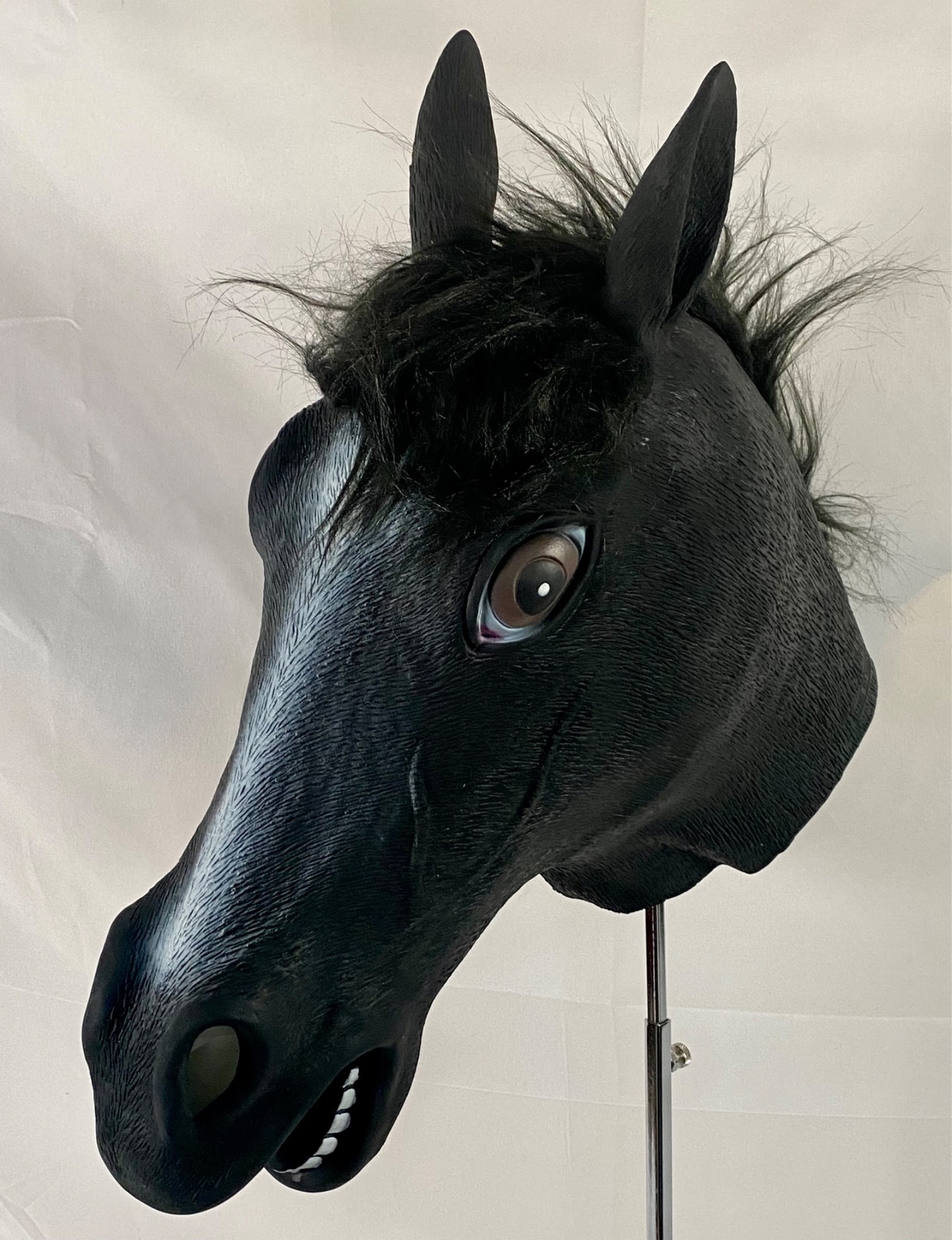 HORSE HEAD MASK CREEPY HALLOWEEN COSTUME THEATER PROP… Gem