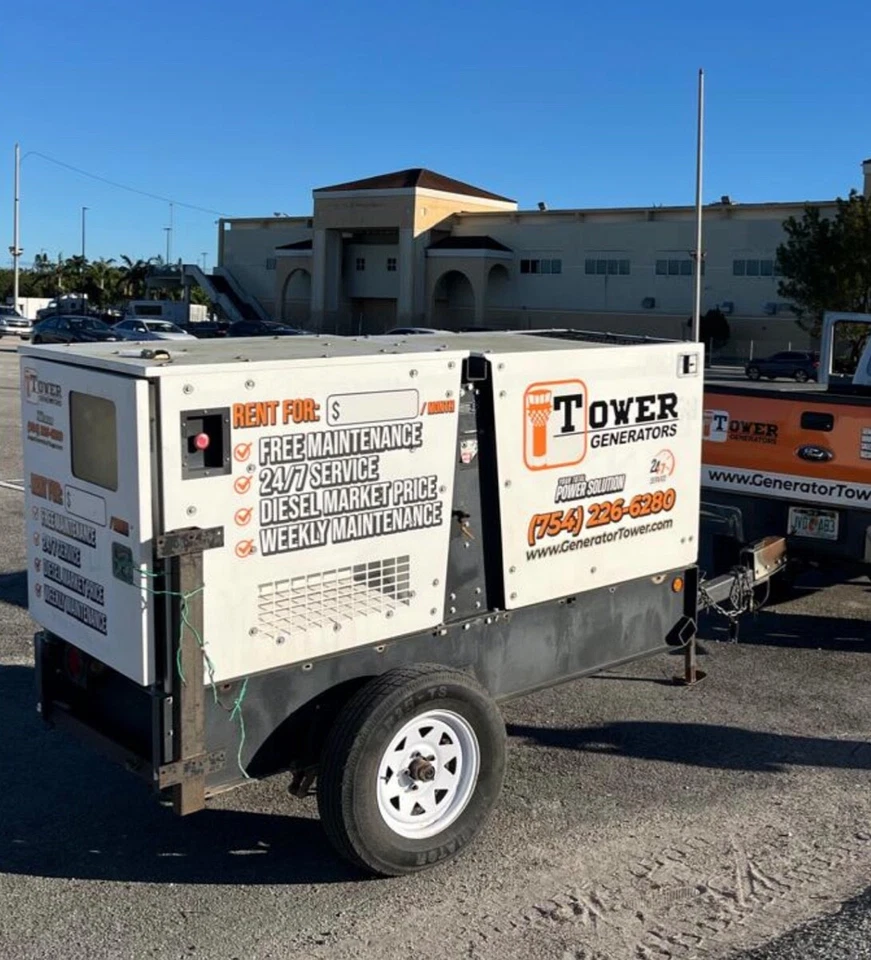 Magnum 45 kVA Generator Towable Genset - Only 300 Hours! Great Condition! - Image 2 of 4