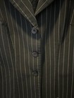 My Michelle Black W/ Pink Pin Stripes Women's Size 7/8 Suit Jacket ONLY Vintage — photo 5