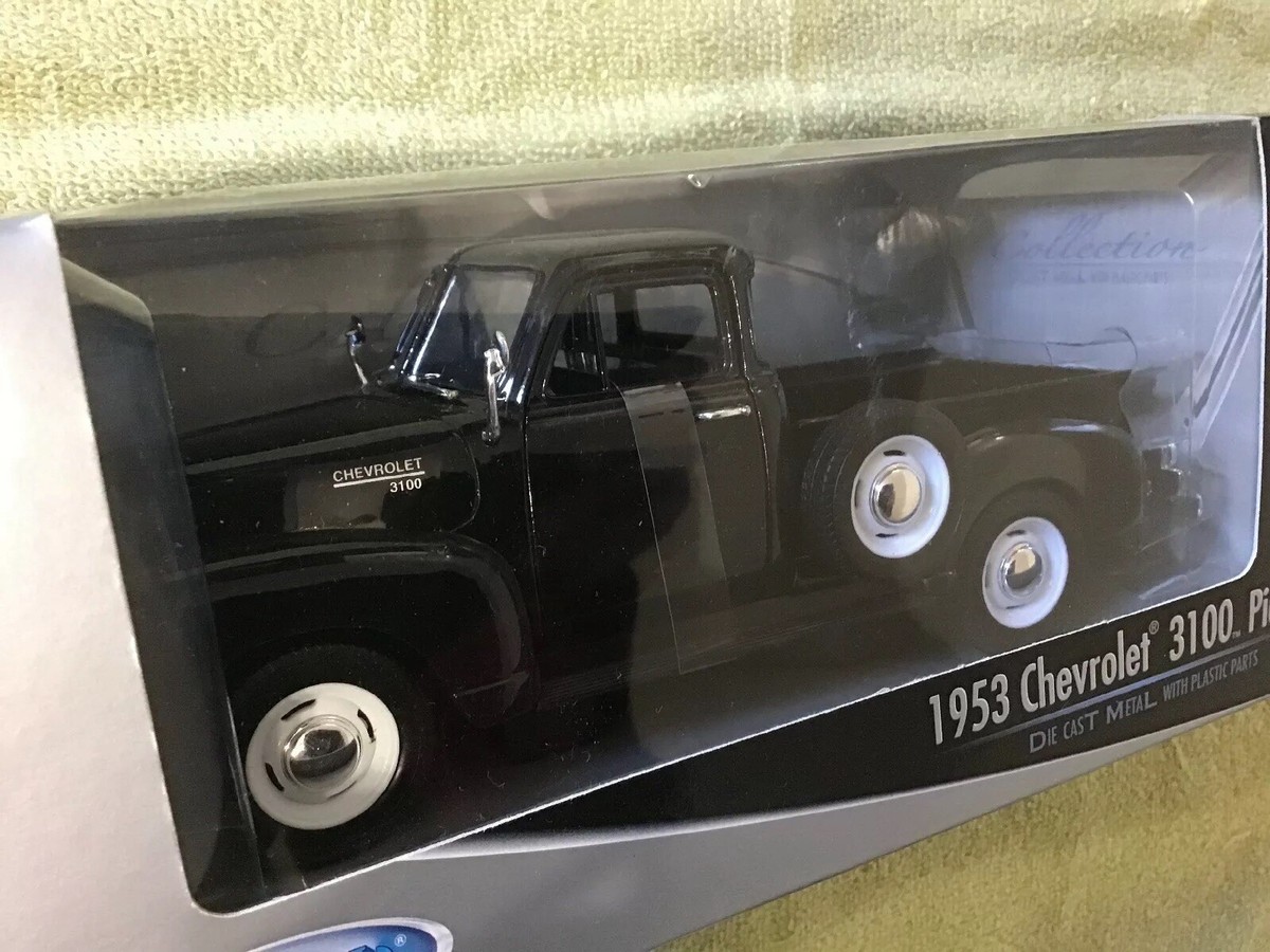 Welly 1953 CHEVROLET 3100 PICK UP TRUCK Black 1:24 Metal Diecast
