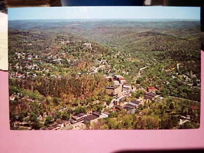 Eureka Springs AR Aerial View springtime 60s