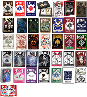 Bicycle Kartenspiele mit verschiedenen Bild- und Rückenseiten - Card Decks