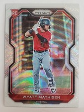 2021 Panini Prizm White Wave Prizm #84 Wyatt Mathisen RC Arizona Diamonbacks
