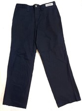 Image of Dickies 34 X 32 straight navy blue work pants trousers slacks