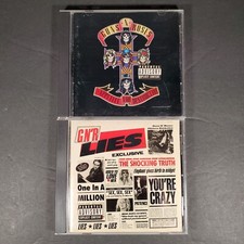 Guns N' Roses 2 CD Lot Appetite for Destruction, GN'R Lies VG /VG