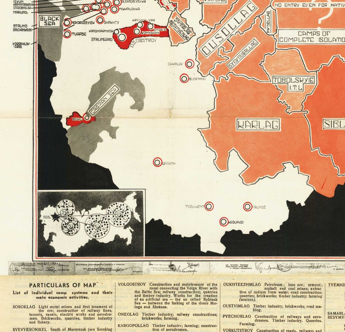 map of concentration and death camps