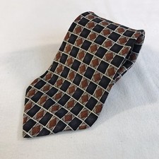 Barrington Geometric Designer Silk Mens Neck Tie T2 