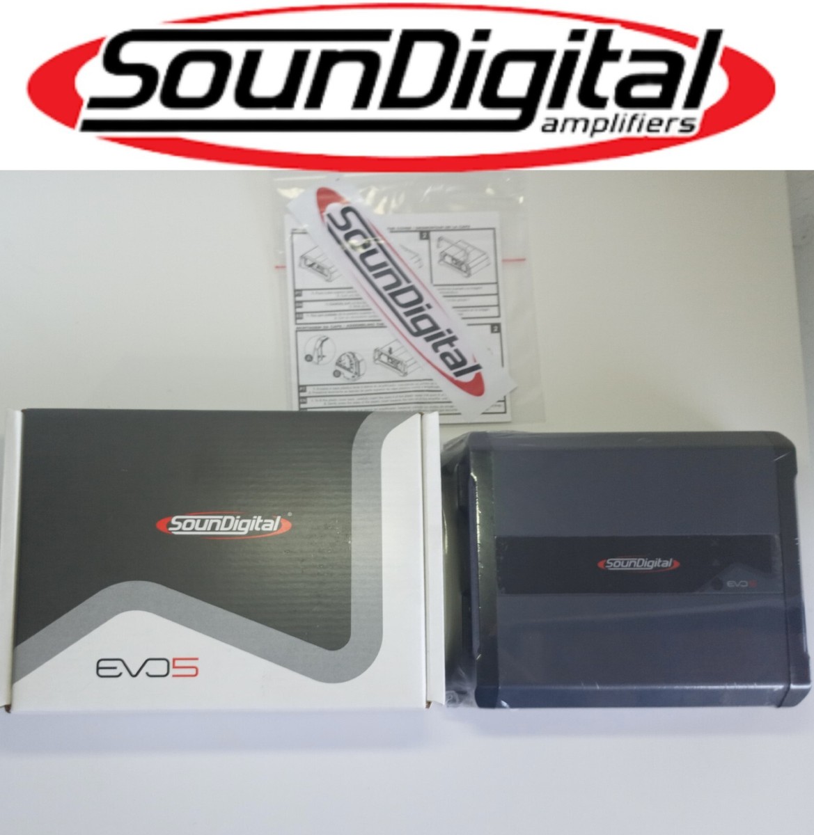 Soundigital 1600.1 - 2 Ohms Evo5/Digital Amplifier 1600 Watts New