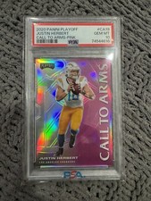 2020 Panini Playoff - Call to Arms Pink Prizm #CA-19 Justin Herbert (RC)