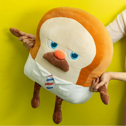 Bread Barbershop Stuffed Toy Plush Doll Cushion Bread 40cm Korean Toy - Picture 1 of 4