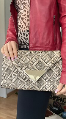 Mudo Accessoires Clutch Damenhandtasche 33 cm x 19 cm
