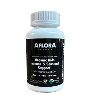 AFLORA PHARMA ORGANIC KIDS IMMUNE & SEASONAL SUPPORT