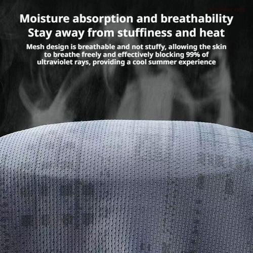 Ice Silk Cycling Bandana Mesh Face Cover Half Mask Hang-Ear Ice Silk Neck S O2R2 - Picture 13 of 27