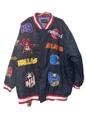 Vintage FAM SCORE All Stars Basketball Patches Bomber Jacket 3XL