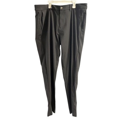 Lululemon Commission Pant Slim Mens 38x33 Gray Warpstreme Performance Stretch
