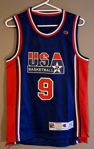 USA Basketball Jersey 1992 Olympic Michael Jordan Summer Games #9 Size ...