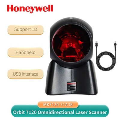 Honeywell Orbit MK7120-31A38 USB Laser Barcode Scanner QR Code Reader Kit