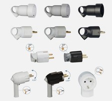 Legrand Steckdose Kupplung Stecker Schutzkontakt Griff IP20 grau schwarz weiß