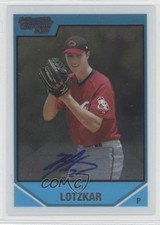2007 Bowman Draft Chrome Draft Picks Rookie Auto Kyle Lotzkar #BDPP116 Auto 0k0