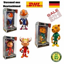 2026 FIFA Maskottchen 3 Stück Maple, Zayu, Clutch USA, Mex., CAN. Ornament Figur