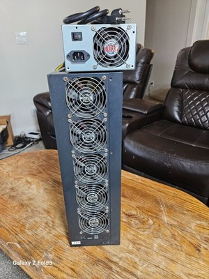 Crypto Mining Rig   9x AMD RX 570 8GB GPUs   Pre-Loaded with Simple Mining OS
