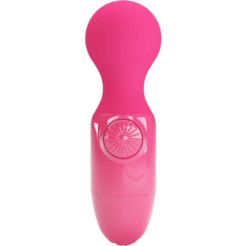 Mini Masseur Personnel PRETTY LOVE Magenta en silicone étanche de 12 cm