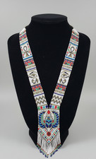 Handmade Necklace Seed Bead Boho American Style Nativ Beaded With Earrings