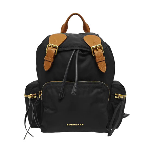 BURBERRY The Rucksack Backpacks Cloth Black Free Shipping | Duties Paid