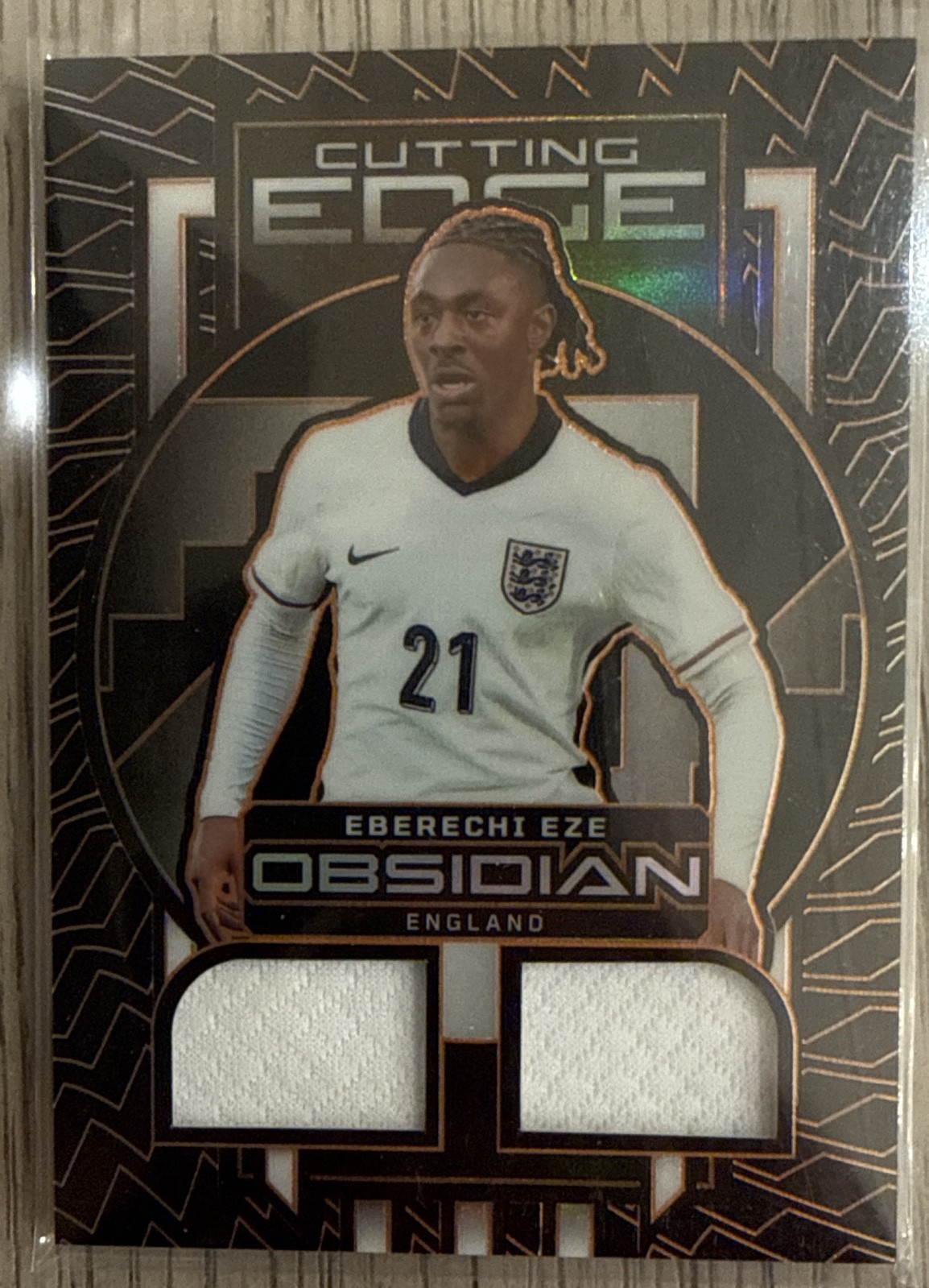 2023-24 Panini Obsidian Cutting Edge Eberechi Eze CE-EE /99 view 1