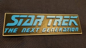 Star Trek The Next Generation Williams Pinball Machine Logo Emblem Sign model 3D