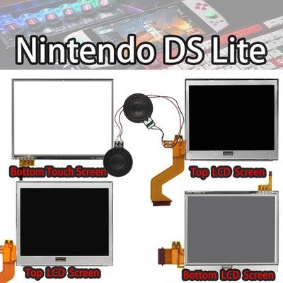 Top / Bottom Digitizer LCD Display Touch Screen fit Nintendo DS Screen Lite NDSL