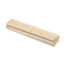 3/4 x 12 Inch Wooden Dowel Rod 10 Pcs Wood Dowels for Craft, Natural Color