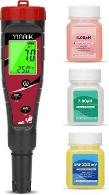 YINMIK PH-mètre Professionnel Digitale Display Température Testeur 1 Unité - Photo 1/4
