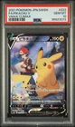 2021 POKEMON JAPANESE SWORD & SHIELD VMAX CLIMAX #222 FULL ART/PIKACHU V PSA 10