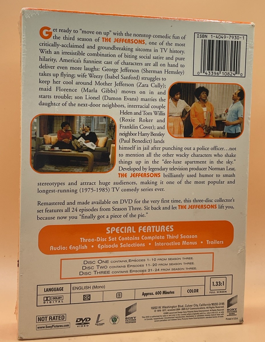 (未使用･未開封品)Jeffersons: Complete Third Season [DVD] Amazon.com: The Jeffersons - The Complete Third Season