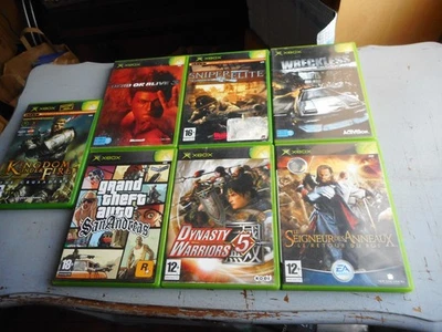 Lot De 9 Jeux Xbox Première Génération - Très Bon état - Dont 007 Russie