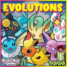 Eevee Evolutions All 8 Forms Pokémon Legends ZA 6IV Bundle🌟 Shiny/Non-Shiny