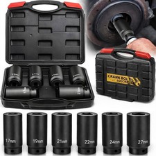 Weighted Crank Bolt Socket Set 12 Drive - 17mm To 27mm Harmonic Balancer Kit