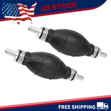 2x 3/8'' Hand Primer Bulb Outboard Car Marine Boat Gas Fuel Line Pump All Fuels