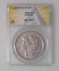 1882 O Morgan Silver Dollar ANACS AU 50 VAM 50