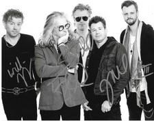 * COLLECTIVE SOUL * signed 8x10 photo * ED, DEAN, WILL, JOHNNY & JESSE * COA *