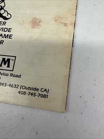 Mega Man Nintendo NES Manual Only