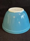 Pyrex 401 Vintage 1½ Pint Blue Primary Color Mixing Bowl Oven Ware 6” High Gloss