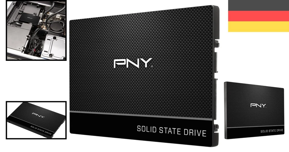 Pny CS900 Interne SSD 2,5 Zoll, 240GB - Schnelle Leistung mit 535 MB/s - Bild 2 von 4