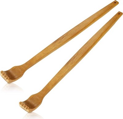 Wooden Back Scratchers, Handheld Manual, Back Massager, Long Back Scratcher f...